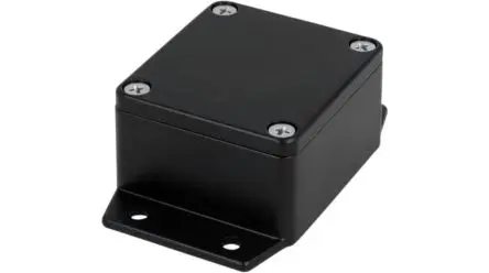Produktfoto 1 von RND RND 455; Gehäuse; Aluminiumlegierung; Schwarz Geflanscht IP65 Breite 58 mm Höhe 35 mm Länge 64 mm
