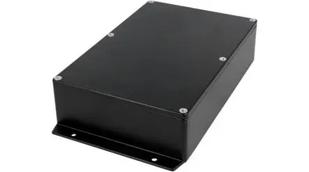 Produktfoto 1 von RND RND 455; Gehäuse; Aluminiumlegierung; Schwarz Geflanscht IP65 Breite 121 mm Höhe 55 mm Länge 171 mm
