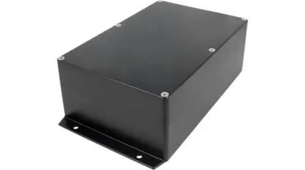 Produktfoto 1 von RND RND 455; Gehäuse; Aluminiumlegierung; Schwarz Geflanscht IP65 Breite 146 mm Höhe 82 mm Länge 222 mm