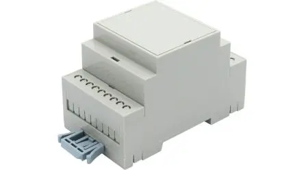 Produktfoto 1 von RND Box für DIN-Schienengehäuse, Geh.Mat. ABS, Gehäuse 90.2 mm, DIN-Hutschiene, Serie RND 455