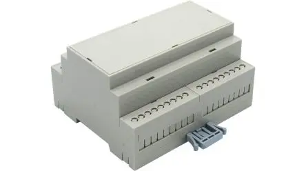 Produktfoto 1 von RND Box für DIN-Schienengehäuse, Geh.Mat. ABS, Gehäuse 106.25 mm, DIN-Hutschiene, Serie RND 455