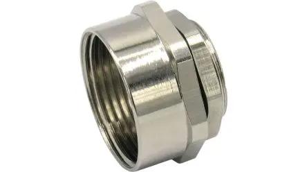 Produktfoto 1 von RND RND 465 Kabelverschraubung Adapter Typ Metrischer Erweiterungsadapter M12 M16 Messing vernickelt