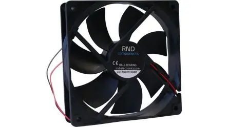 Produktfoto 1 von RND Axiallüfter, 12V dc / 3.36 W 280 mA, 85.5 cfm 120 mm 120mm 25 mm