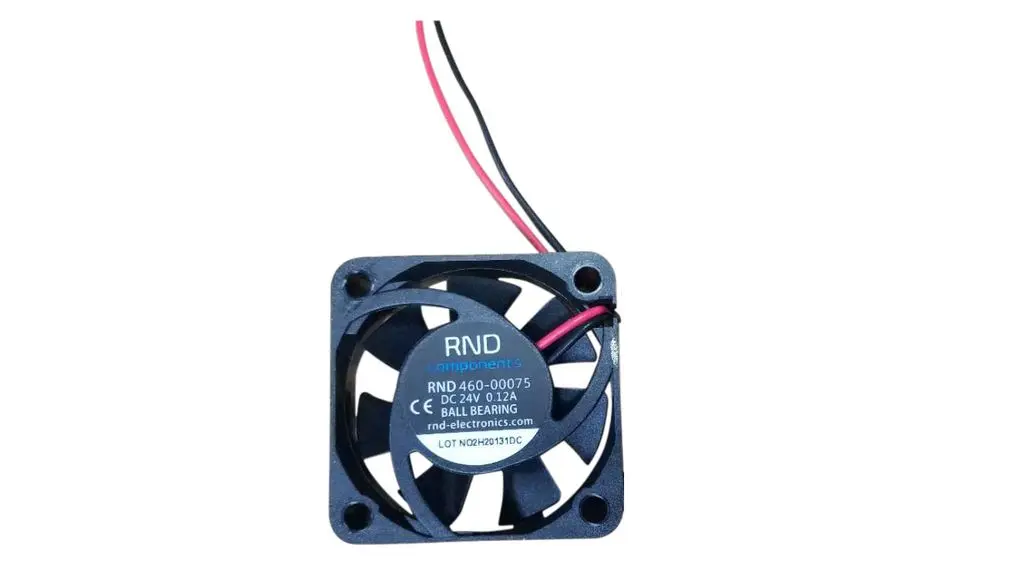 Produktfoto 1 von RND dc-Axiallüfter, 24 VDC / 1.68W, 40 x 40 x 10mm, 12.23cfm