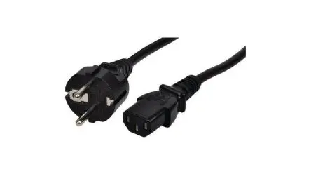 Produktfoto 1 von RND H05VV-F Netzkabel, 3-adrig Schwarz /Ø 7 mm Außen-ø , 5 m, 250V, Polyvinylchlorid