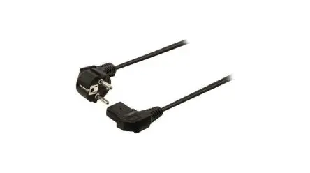 Produktfoto 1 von RND H05VV-F Netzkabel, 3-adrig Schwarz /Ø 7 mm Außen-ø , 2.5 m, 250V, Polyvinylchlorid