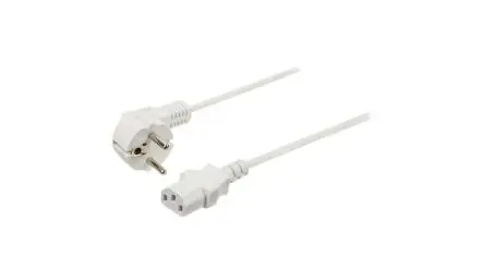 Produktfoto 1 von RND H05VV-F Netzkabel, 3-adrig Weiß /Ø 6.5 mm Außen-ø , 500 m, 250V, Polyvinylchlorid