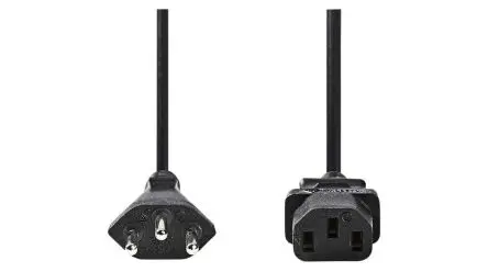 Produktfoto 1 von RND H05VV-F Netzkabel, 3-adrig Schwarz /Ø 6.5 mm Außen-ø , 1.8 m, 250V, Polyvinylchlorid