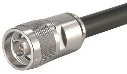 Produktfoto 1 von Huber+Suhner 11_N Stecker Koaxialsteckverbinder Runder Koaxial-Steckverbinder, Kabel, IDC, 50 Ω Crimpbefestigung, Gerade
