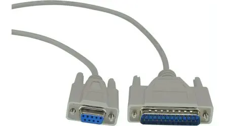 Produktfoto 1 von RND RND Serielles Kabel / D-Sub, 9-polig Buchse / D-Sub, 25-polig Stecker, 1.8 m, Grau, RoHS