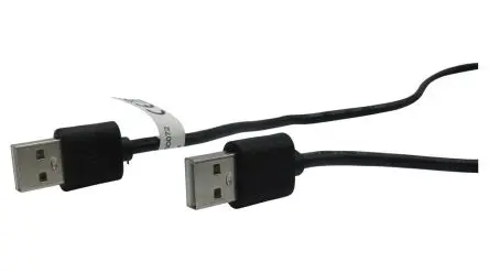 Produktfoto 1 von RND Stecker RND 765 USB-Kabel, USB Typ A Stecker / USB Typ A, 30 mm USB 2.0 Schwarz
