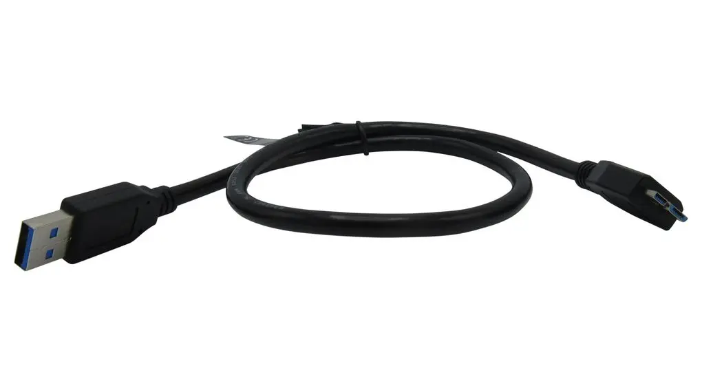 Produktfoto 1 von RND USB-Kabel, Micro-USB B, 500mm USB 3.0