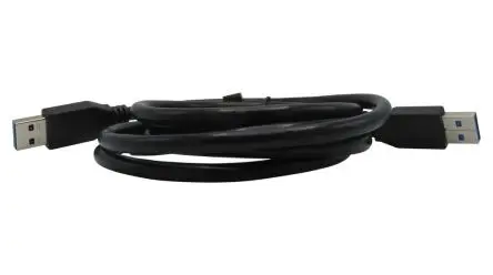 Produktfoto 1 von RND Stecker RND 765 USB-Kabel, USB 3, Typ A Stecker / USB 3, Typ A, 1800 mm USB 3.0 Schwarz