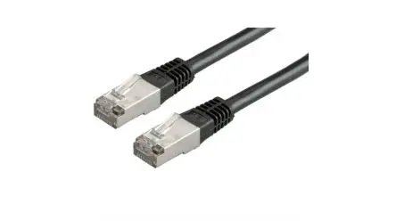 Produktfoto 1 von RND RND 765 Kat. 6 Ethernet-Kabel, 3 m, Schwarz, A RJ45, Gerade Stecker, B Gerade Stecker SF/UTP, Polyvinylchlorid