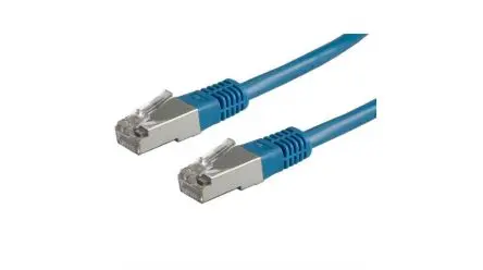 Produktfoto 1 von RND RND 765 Kat. 6 Ethernet-Kabel, 2 m, Blau, A RJ45, Gerade Stecker, B Gerade Stecker SF/UTP, Polyvinylchlorid