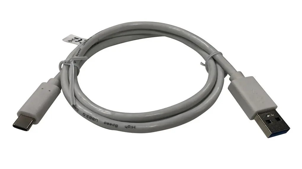Produktfoto 1 von RND USB-Kabel, USB C / USBA, 1m USB 3.1