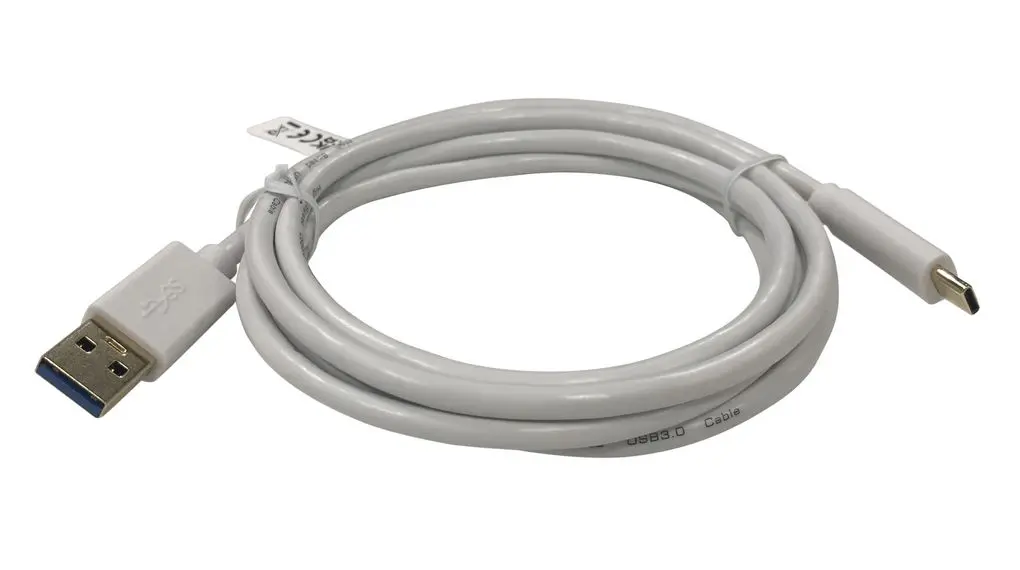 Produktfoto 1 von RND USB-Kabel, USBA / USB C, 2m USB 3.1