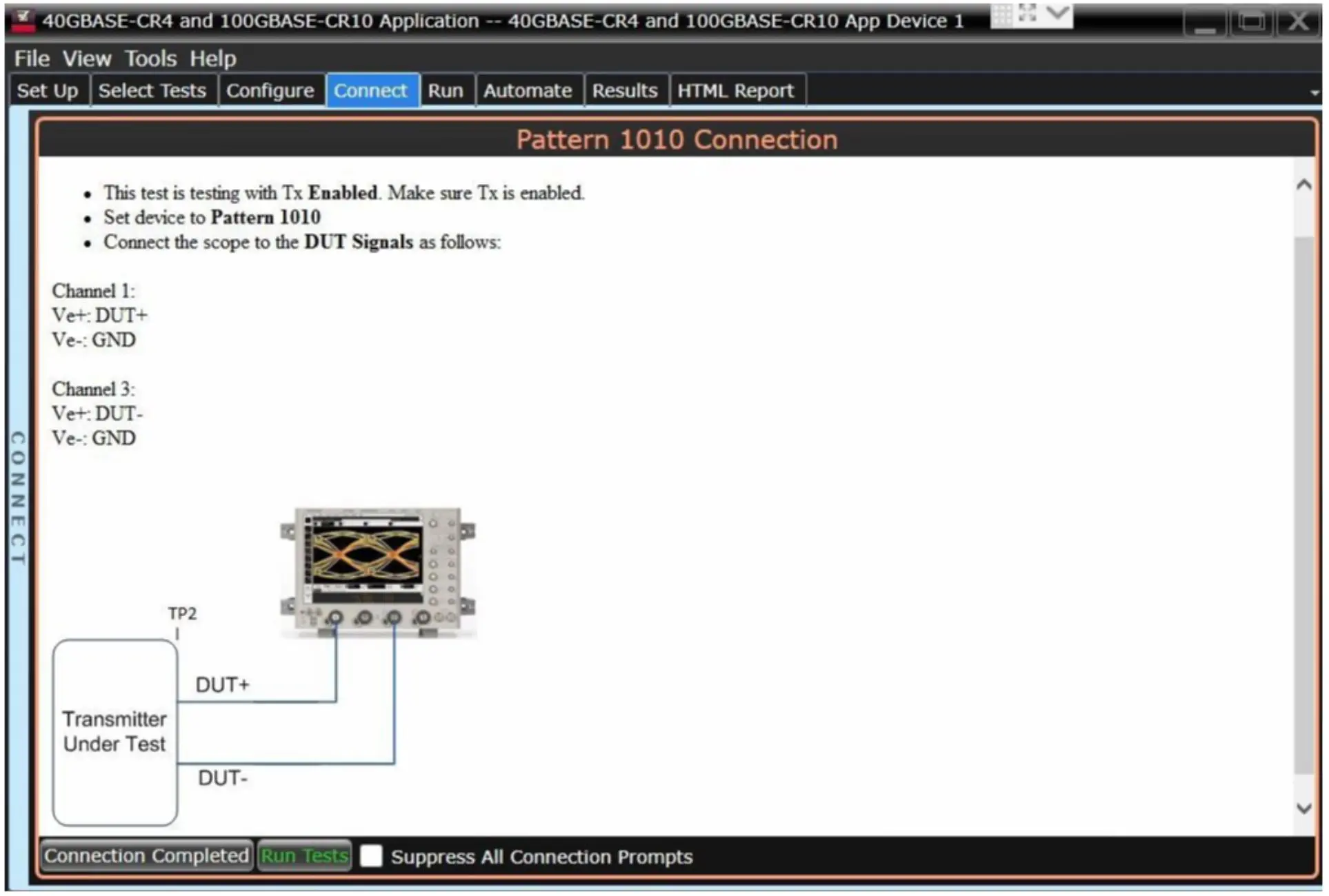 Produktfoto 1 von Keysight Technologies Oszilloskop-Software, Anwendungssoftware für Konformitätstests für Infiniium-Reihe