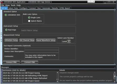 Produktfoto 1 von Keysight Technologies Oszilloskop-Software, Anwendungssoftware für Konformitätstests für Infiniium-Reihe