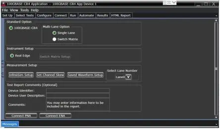 Produktfoto 1 von Keysight Technologies Oszilloskop-Software, Anwendungssoftware für Konformitätstests für Infiniium-Reihe