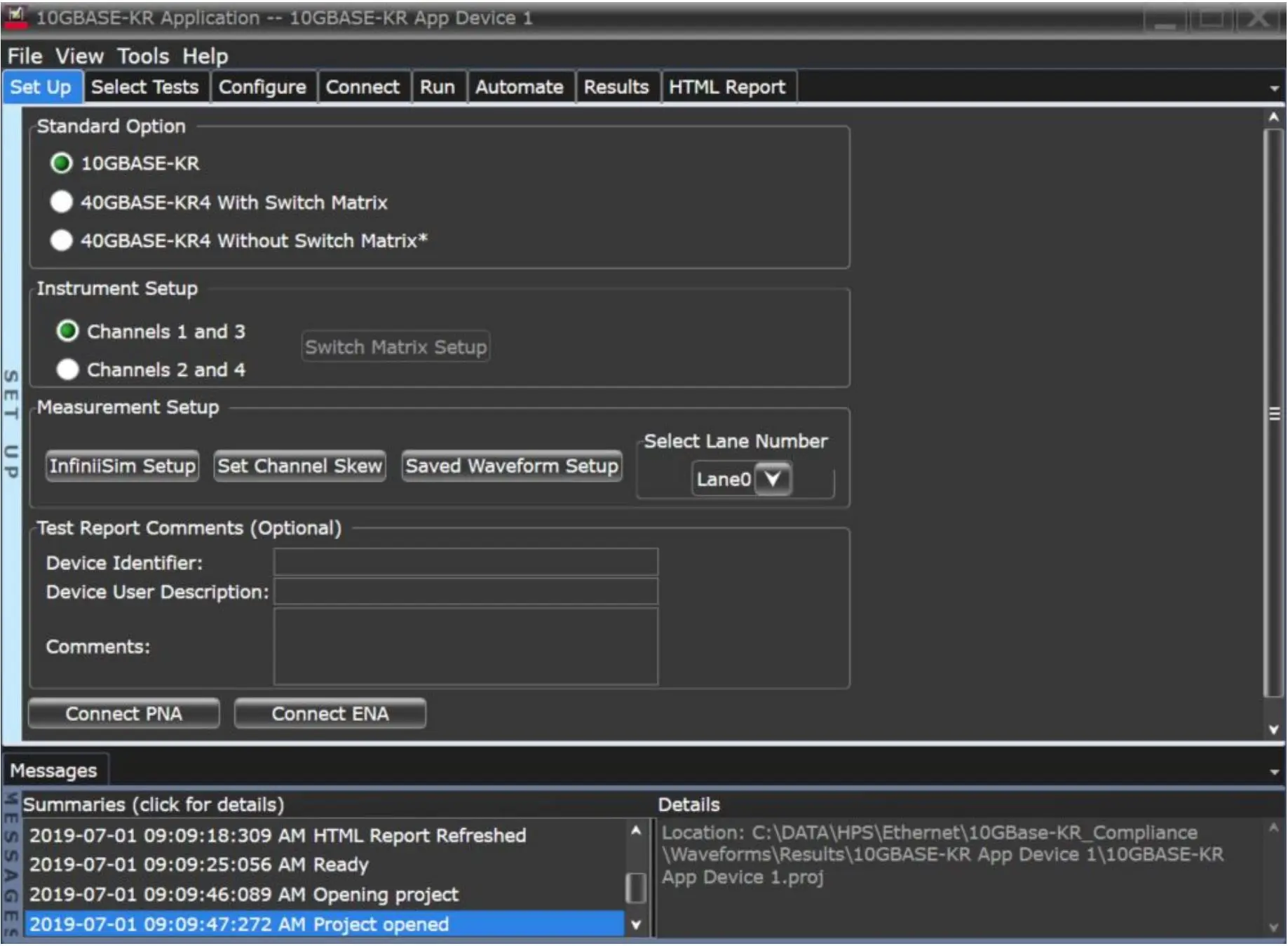 Produktfoto 1 von Keysight Technologies Oszilloskop-Software, Anwendungssoftware für Konformitätstests für Infiniium-Reihe