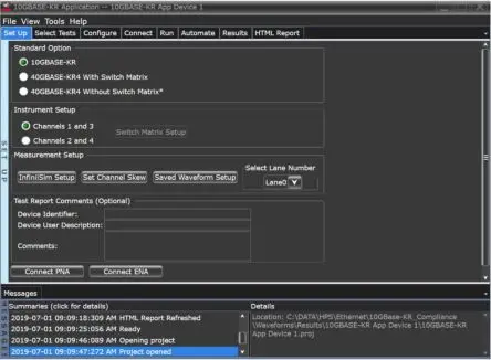 Produktfoto 1 von Keysight Technologies Oszilloskop-Software, Anwendungssoftware für Konformitätstests für Infiniium-Reihe