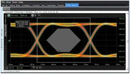 Produktfoto 1 von Keysight Technologies Oszilloskop-Software, XAUI-Konformitätstest-Anwendungssoftware für Infiniium-Reihe