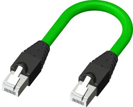 Produktfoto 1 von RS PRO Cat5e Ethernet-Kabel, 10 m, Grün Stecker, A Gerade Buchse, B Gerade, Thermoplastisches Elastomer