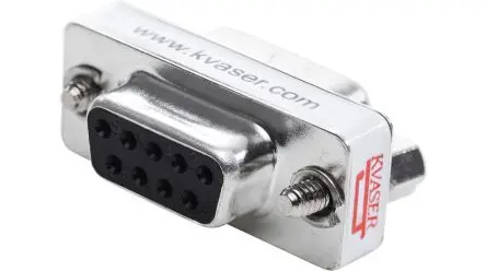 Produktfoto 1 von Kvaser D-Sub-Steckverbinder Horizontal, 9-polig