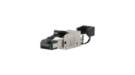 Produktfoto 1 von Metz Connect Stecker Ethernet-Steckverbinder, 1-Port Abgeschirmt Kabel