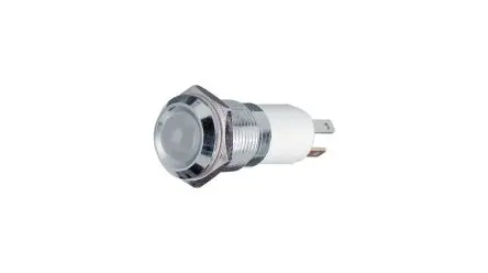 Produktfoto 1 von EAO 17 Anzeige Kompakt Grün, Gelb, Rot Panel-LED, Abisolierter Draht 24V 14 mm, IP67