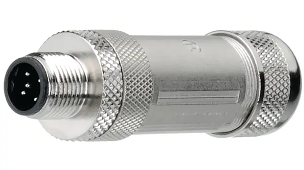 Produktfoto 1 von Lumberg M12 Lumberg M12 Industrie-Rundsteckverbinder Stecker 5-polig Stecker 4A Kabel IP40