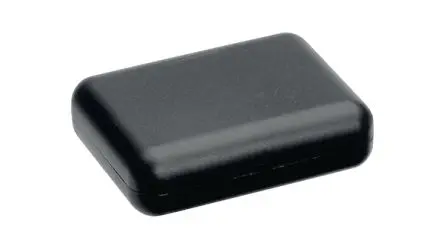 Produktfoto 1 von Teko Serie Teko Tragbares Gehäuse, ABS, 46 mm, 90 mm, H. 17.5 mm, Schwarz, IP00
