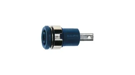Produktfoto 1 von Staubli 4 mm Buchse Schwarz Buchse für Laborstecker, Kontakt Nickel, 1000V 24A Stecker