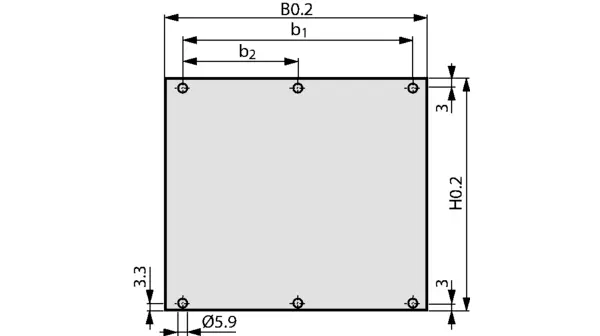 Produktfoto 1 von nVent SCHROFF Aluminium 3 U Ungeschirmt 128.4 mm 40.3 mm