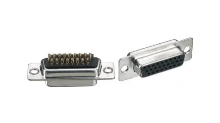 Produktfoto 1 von FCT from Molex 173113 D-Sub-Steckverbinder DE-15 Horizontal, 15-polig, Panel Buchse
