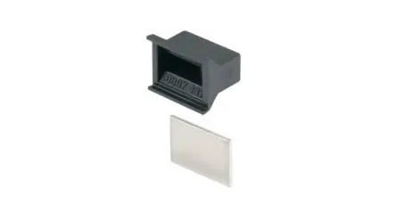 Produktfoto 1 von nVent SCHROFF Schwarz Griff, Griff, Kunststoff