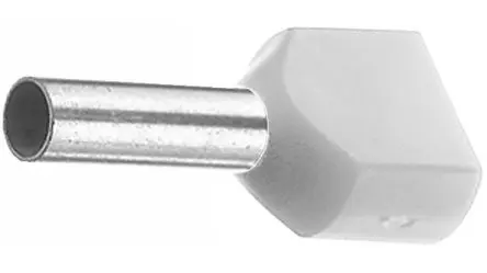 Produktfoto 1 von Vogt Aderendhülse, Stift ø 3.8 mm, Grau, Polypropylen, 12 mm, 12mm, Isoliert