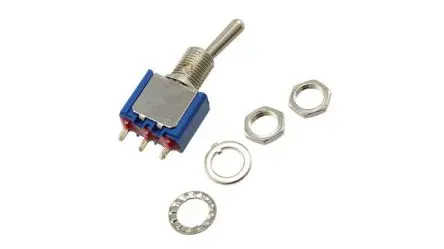 Produktfoto 1 von APEM Panel Kippschalter, Ein-Ein, 28 V dc, 250 V ac, Lötöse