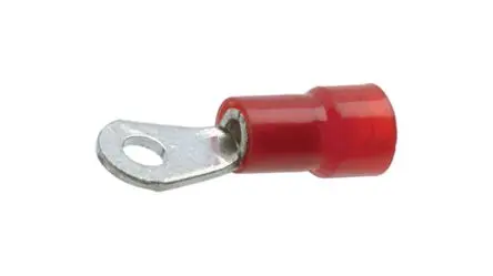 Produktfoto 1 von Vogt Ringkabelschuh, Isoliert 18 AWG, Polyvinylchlorid, Rot, 20 AWG max.AWG, aussen ø 8 mm, innen ø 4.3 mm, M4
