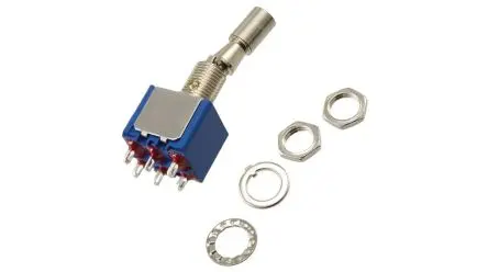Produktfoto 1 von APEM Panel Kippschalter, Ein-Ein, 28 V dc, 250 V ac, Lötöse