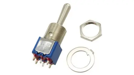 Produktfoto 1 von APEM Panel Kippschalter, Ein-Ein, 28 V dc, 250 V ac, Lötöse