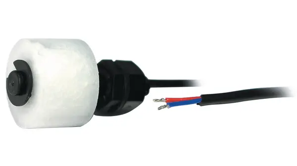 Produktfoto 1 von Littelfuse 59630 Schwimmerschalter Schwimmerschalter mit 300 mm Kabel Mit Gewinde, Mutterbefestigung, Nein Zulassung -40