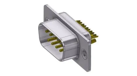Produktfoto 1 von Deltron Connectors DT D-Sub-Steckverbinder Gerade, 9-polig, Kabel Stecker, mit Schraubverschluss
