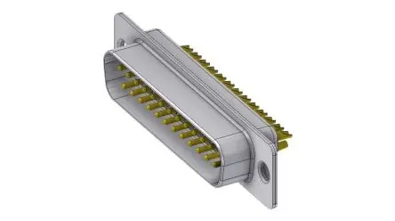 Produktfoto 1 von Deltron Connectors DT D-Sub-Steckverbinder Gerade, 25-polig, Kabel Stecker, mit Schraubverschluss