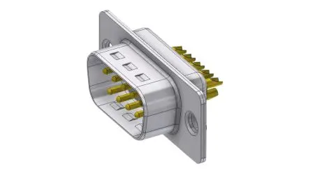 Produktfoto 1 von Deltron Connectors DTS D-Sub-Steckverbinder Gerade, 9-polig, Kabel Stecker, mit Schraubverschluss