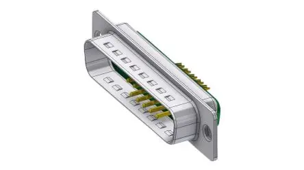 Produktfoto 1 von Deltron Connectors DTS D-Sub-Steckverbinder Gerade, 13-polig, Kabel Stecker