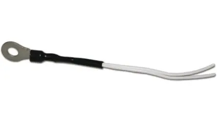 Produktfoto 1 von Variohm Group Pt100 Temperatursensor Kupfer, verzinnt Ø 4 mm x 11 mm ±0.3°C, -40 °C → 250 °C, 240 mm Leitung