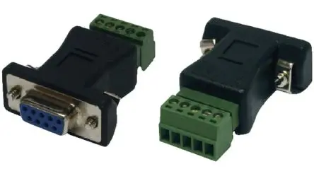 Exsys Sub-D Adapter 9-Wege D-Sub Buchse Anschlussklemmenblock Buchse