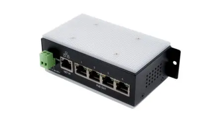 Produktfoto 1 von Exsys EX-6100POE Ethernet-Switch 5-Port Unmanaged Power Over Ethernet 1Gbit/s